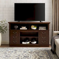 Traditional 60 TV Stand with Open and Closed Storage for TVs Up to 65