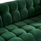 Confor Modern Chesterfield Velvet Living Room Couch