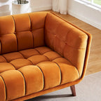 Confor Modern Chesterfield Velvet Living Room Couch