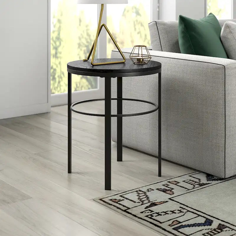 Gaia 20 Wide Round Side Table with MDF Top