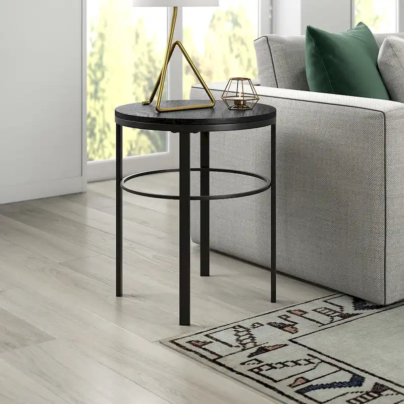 Gaia 20 Wide Round Side Table with MDF Top