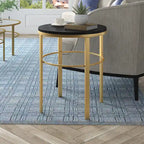 Gaia 20 Wide Round Side Table with MDF Top