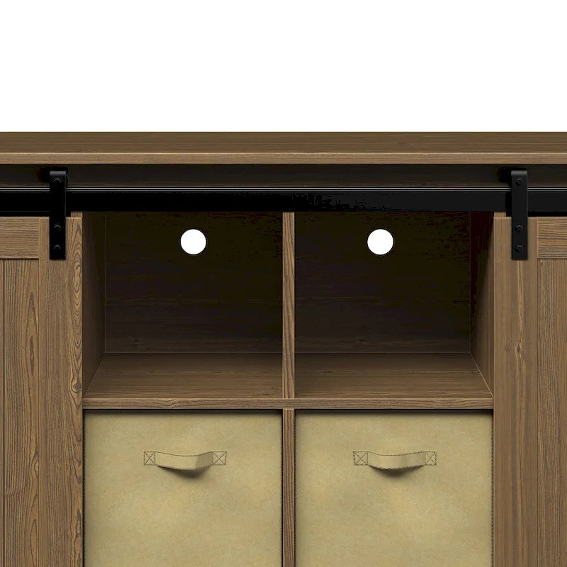 Lincoln Farmhouse 60 Inch TV Stand Console for TVs up to 64 inches