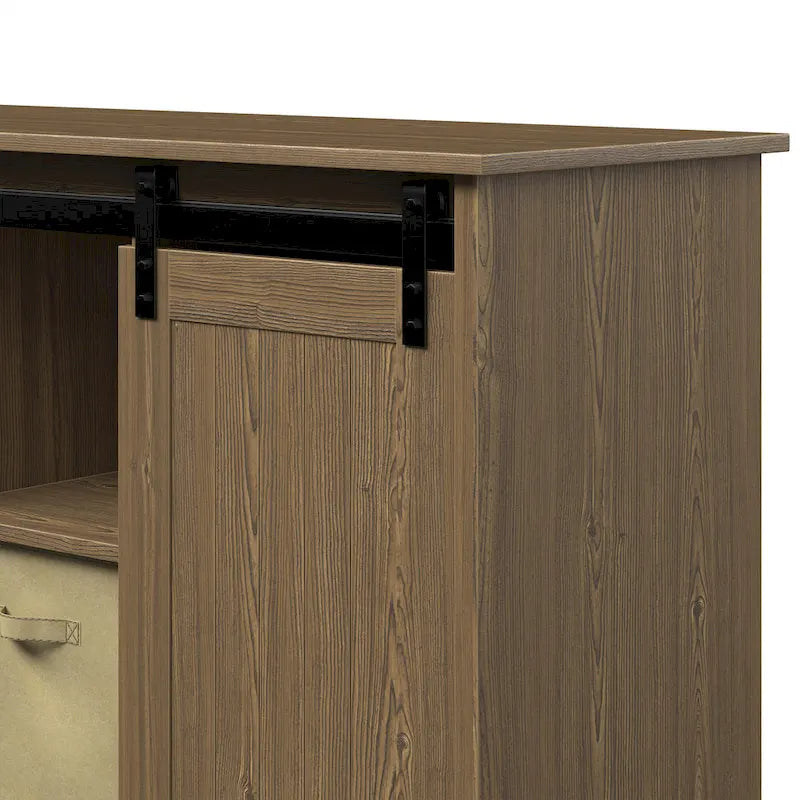 Lincoln Farmhouse 60 Inch TV Stand Console for TVs up to 64 inches