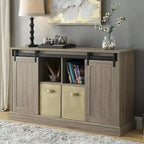 Lincoln Farmhouse 60 Inch TV Stand Console for TVs up to 64 inches