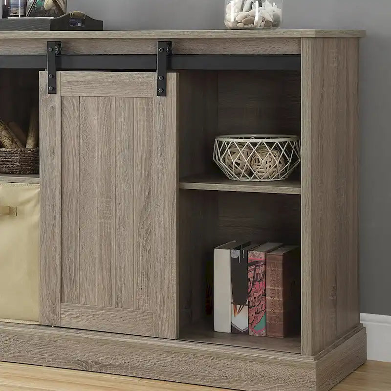 Lincoln Farmhouse 60 Inch TV Stand Console for TVs up to 64 inches