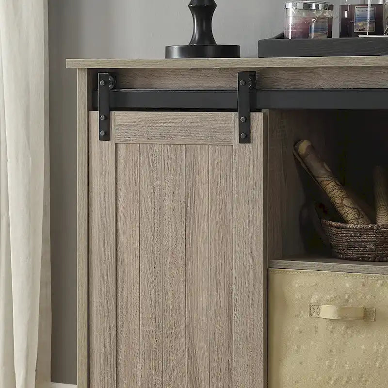 Lincoln Farmhouse 60 Inch TV Stand Console for TVs up to 64 inches
