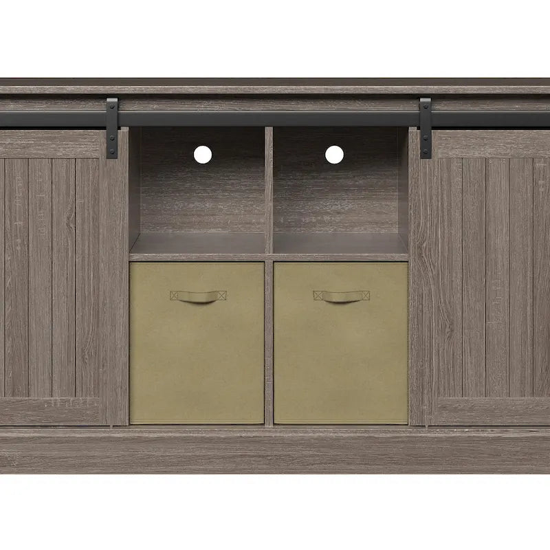 Lincoln Farmhouse 60 Inch TV Stand Console for TVs up to 64 inches