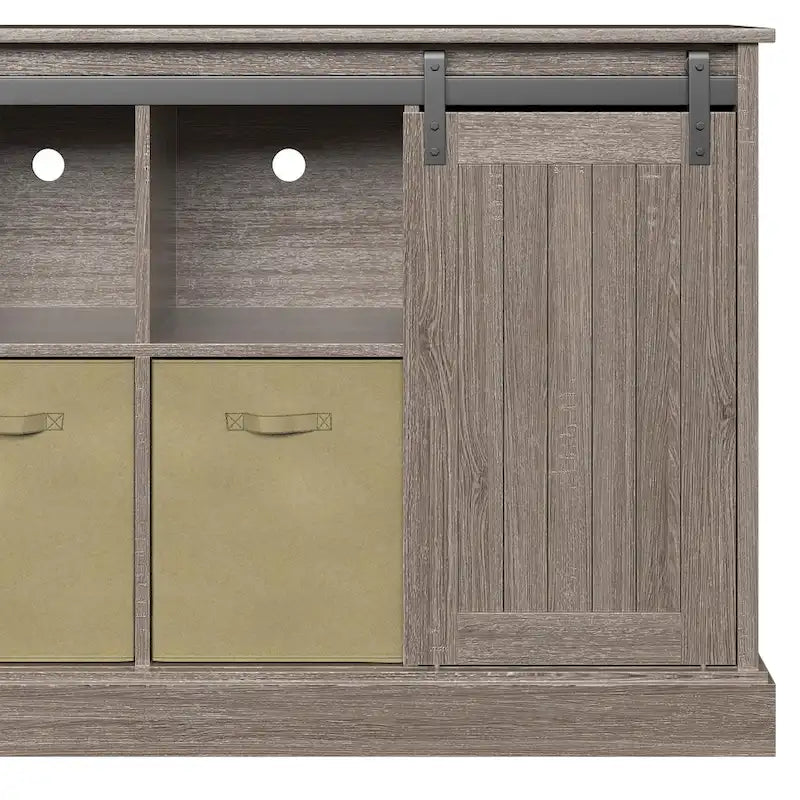 Lincoln Farmhouse 60 Inch TV Stand Console for TVs up to 64 inches