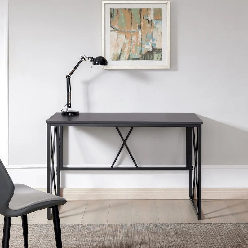 Collapsible Slatted Mission Writing Computer Desk