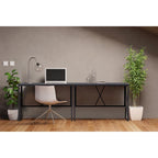 Collapsible Slatted Mission Writing Computer Desk