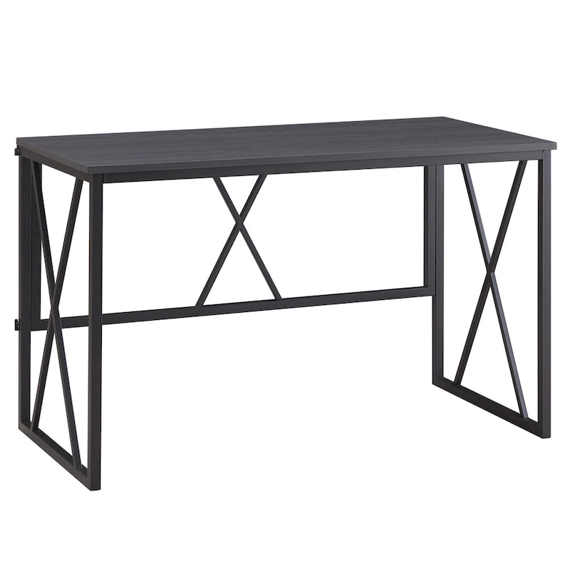 Collapsible Slatted Mission Writing Computer Desk