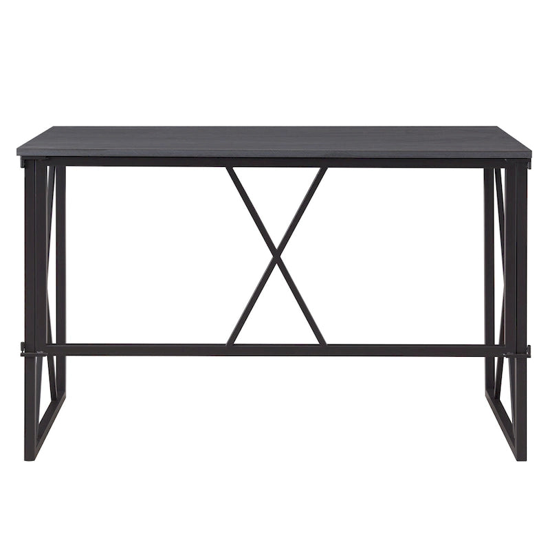Collapsible Slatted Mission Writing Computer Desk