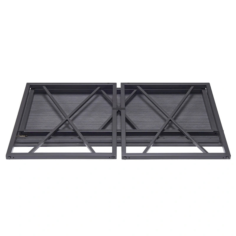 Collapsible Slatted Mission Writing Computer Desk