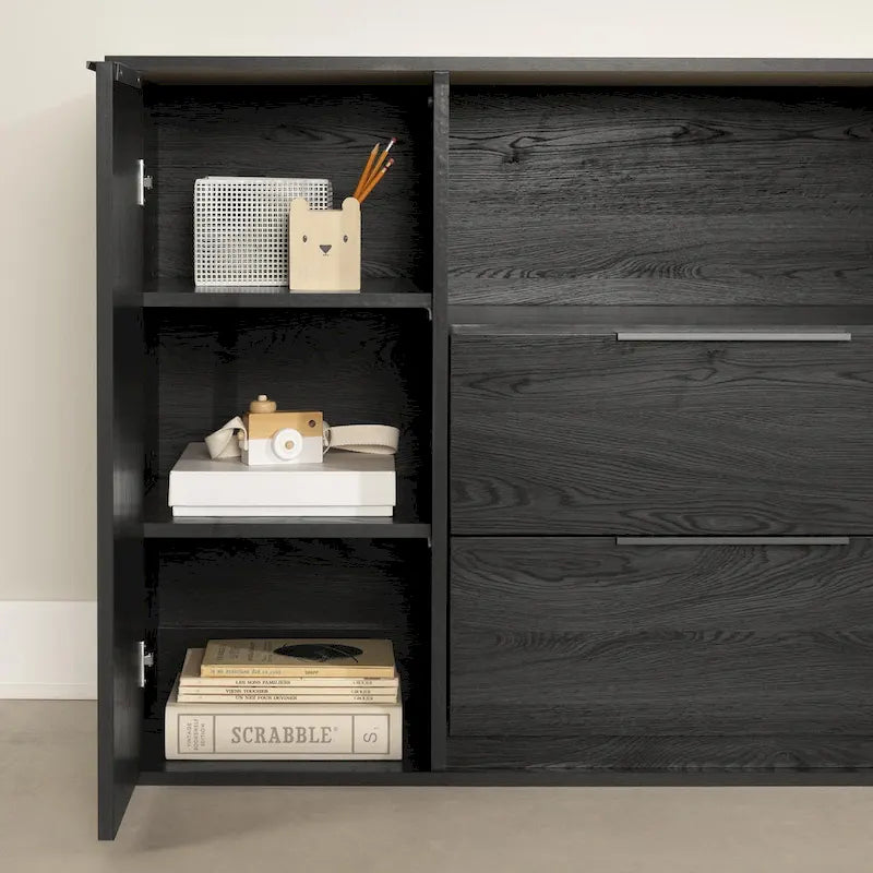 South Shore Hourra 2-Drawer Dresser with Door