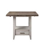 Two-tone Drop Leaf Counter Height Dining Table