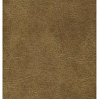 HomePop Decorative Ottoman - Distressed Brown Faux Leather