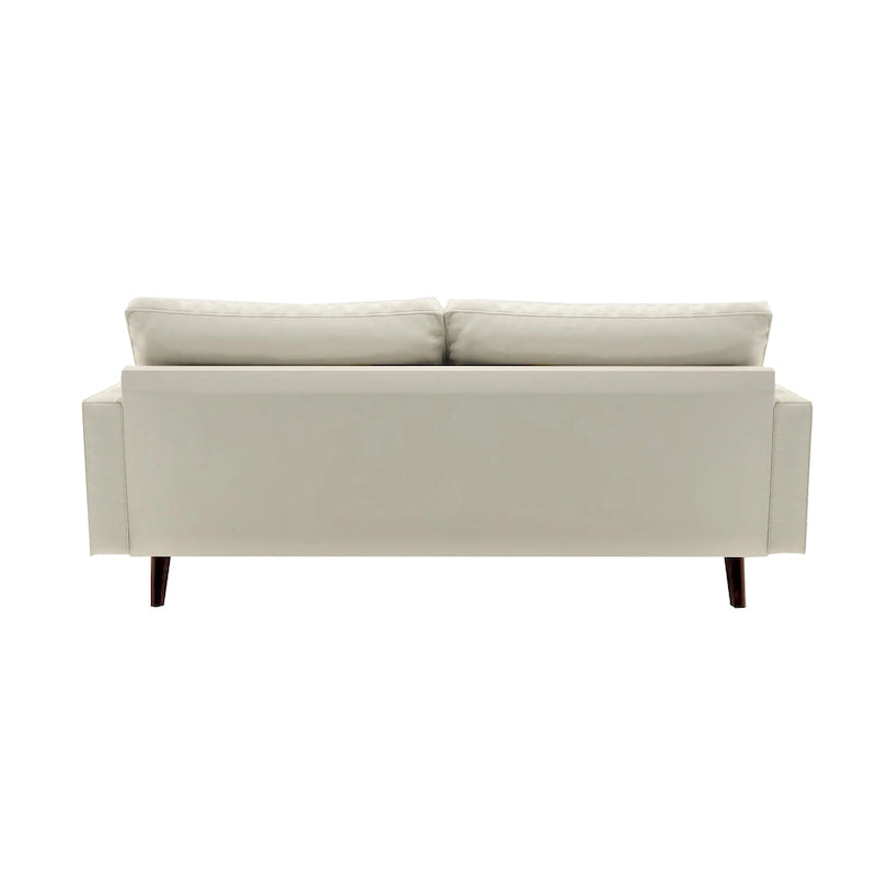 Lopez Faux Leather Mid-century Modern Sofa