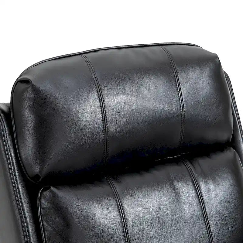 Clihome Faux Leather Elderly Power Lift Recliner Chair with Massage