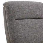 Taylor Wood Arm Push Back Recliner in Performance Fabric by