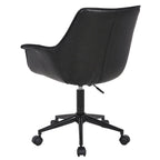Jamar PU Leather Office Chair with Metal Roller Base