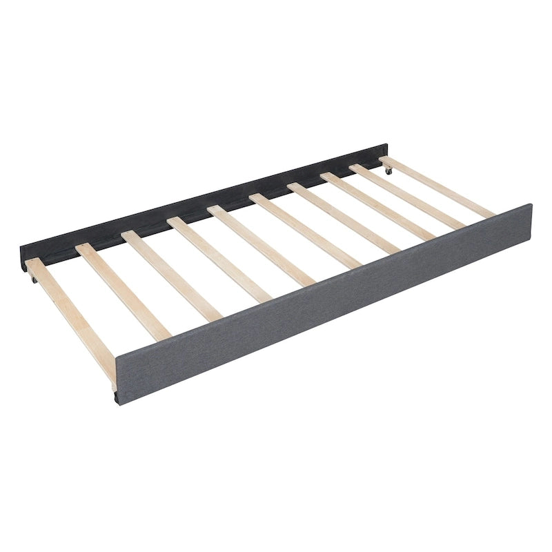 Upholstered Platform Bed with 2 Drawers and 1 Twin XL Trundle