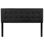 Button Tufted Upholstered Headboard
