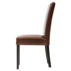 Hartford Leather Dining Chair,Set of 2