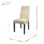 Hartford Leather Dining Chair,Set of 2