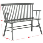 SAFAVIEH Gracija Spindleback Settee - 48 x 22.4 x 36 - 48W x 22D x 36H