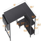Small L Shaped Computer Desk