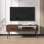 Mid Century Modern Style Cocktail Table TV Stand with Drawer - 41.3D x 21.7W x 17.7H