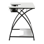 Sew Ready Comet Plus Black Metal Frame MDF Top Craft,Sewing, Office Table