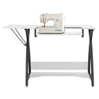 Sew Ready Comet Plus Black Metal Frame MDF Top Craft,Sewing, Office Table