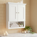 White Shaker Bathroom Wall Cabinet