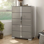 Furniture of America Erina Modern Glossy 5-Drawer Chest